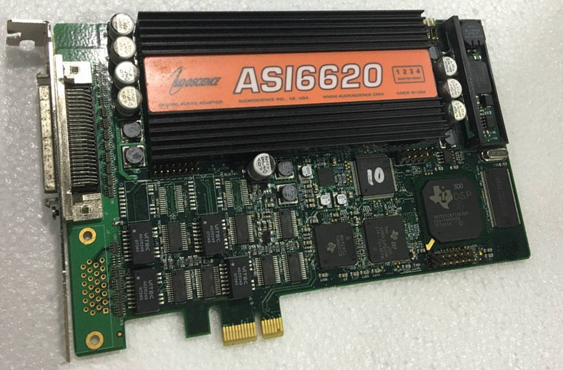 DIJITAL AUDIO ADAPTER UDOSCIENCE ASI6620 ASI-6620 PCI-E